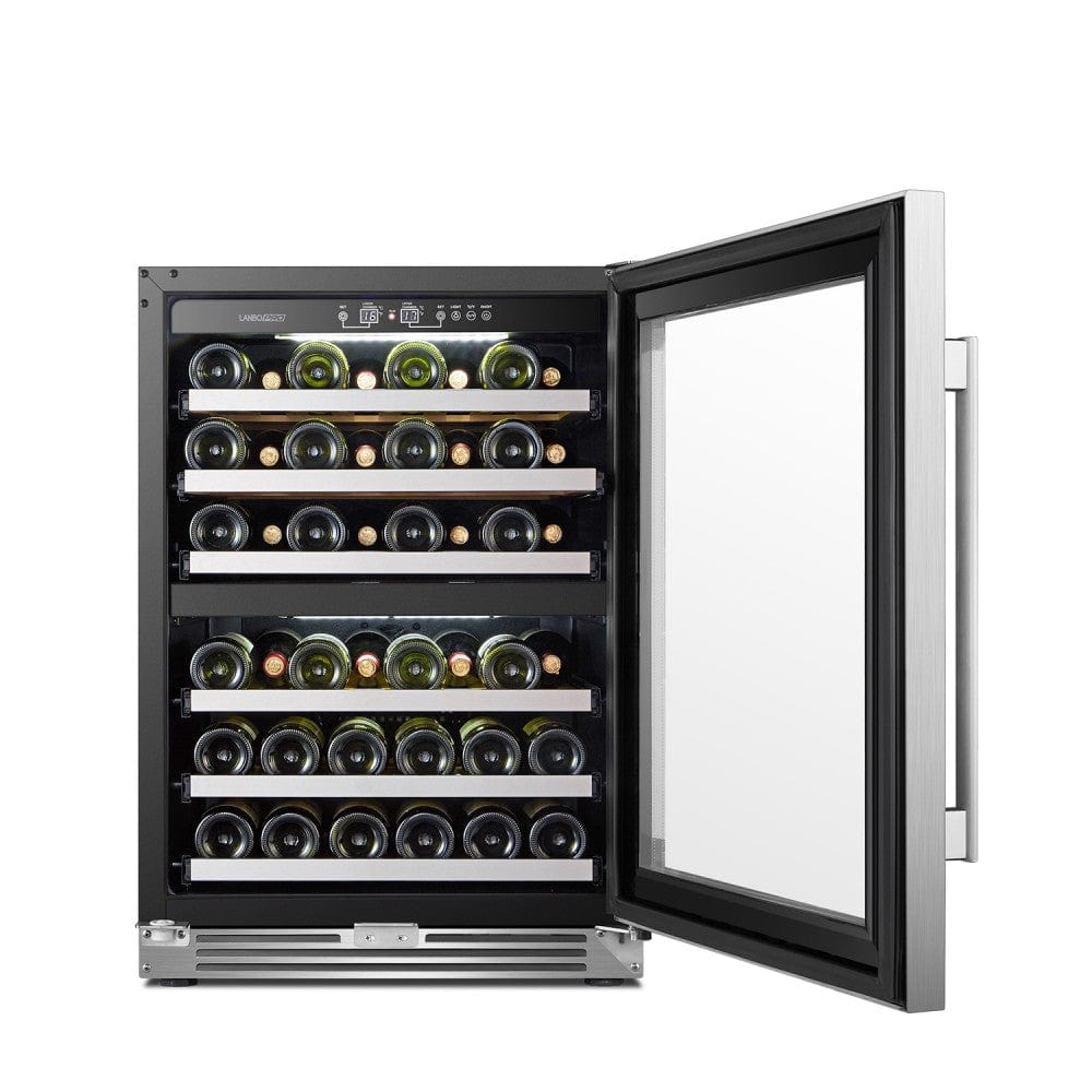 Lanbo Pro 44 Bottles Dual Zone Stainless Steel Wine Coolers LP54D Wine Coolers LP54D Wine Coolers Empire