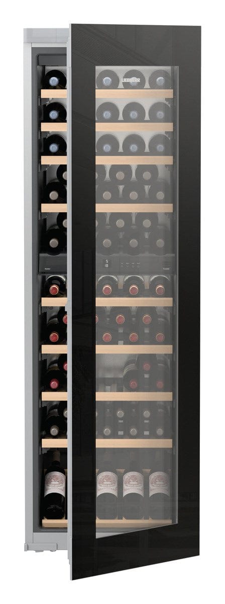 Liebherr HWGB 8300 Built-in Fully Integrated Black Glass Wine Cabinet Wine Coolers HWGB 8300 Wine Coolers Empire