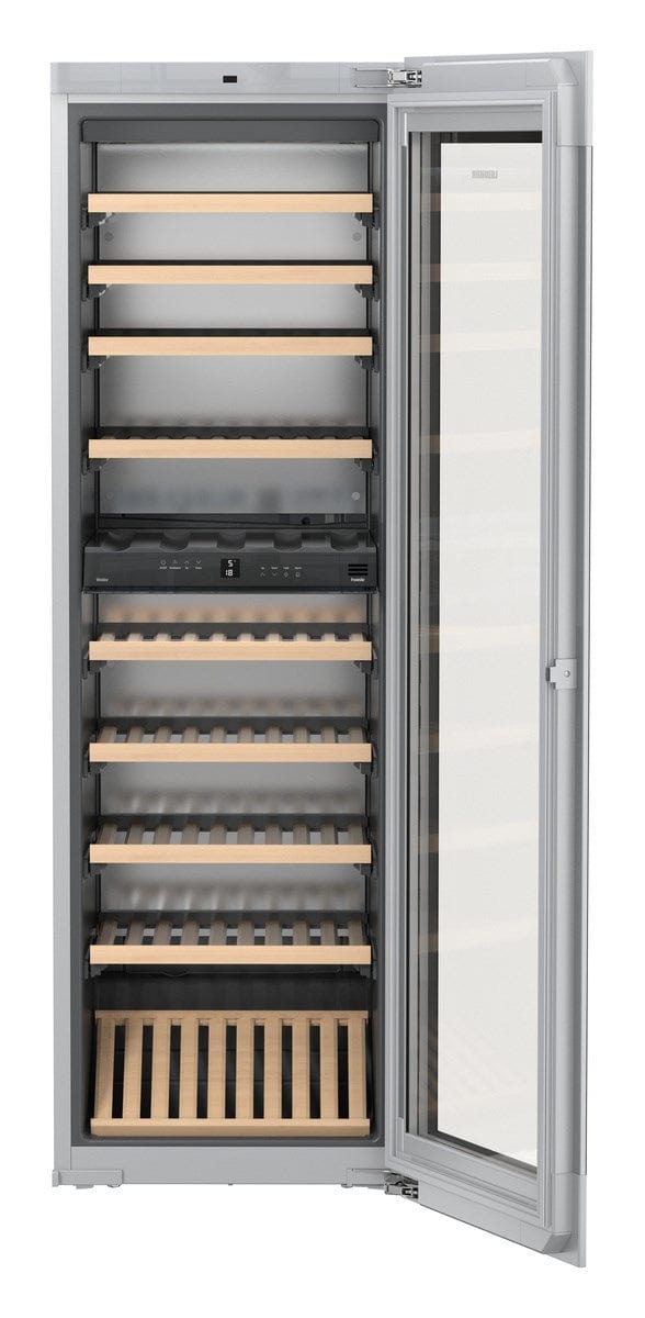 Liebherr HWGB 8300 Built-in Fully Integrated Black Glass Wine Cabinet Wine Coolers HWGB 8300 Wine Coolers Empire