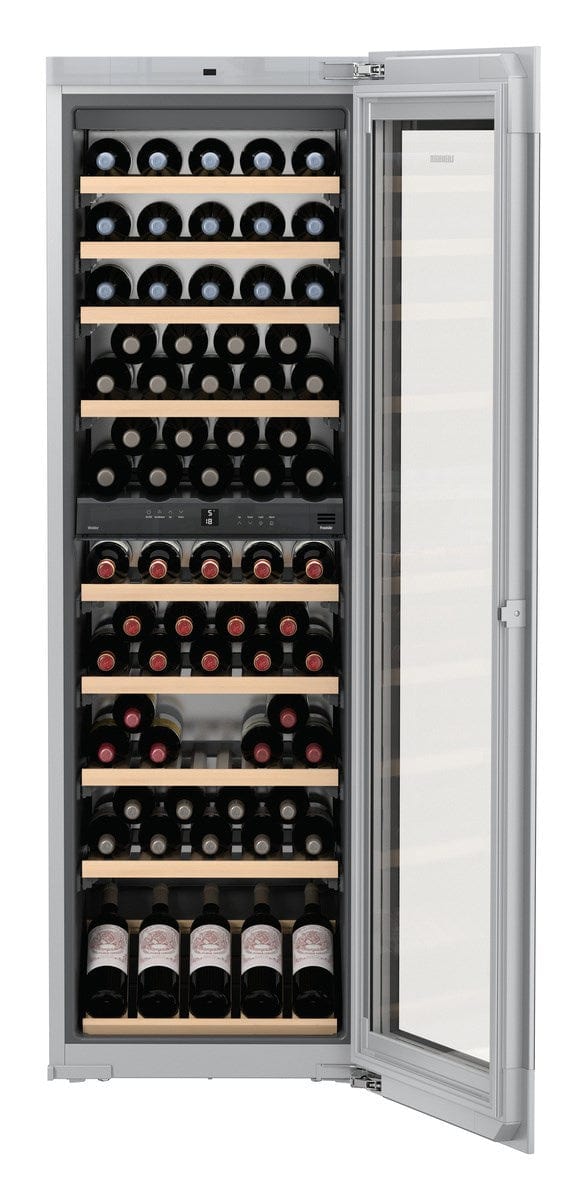 Liebherr HWGB 8300 Built-in Fully Integrated Black Glass Wine Cabinet Wine Coolers HWGB 8300 Wine Coolers Empire