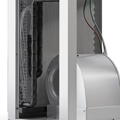 MRCOOL GeoCool 60K BTU 5 Ton Downflow Heat Pump with Heater GCHPD060TGTANDR HVAC GCHPD060TGTANDR Wine Coolers Empire