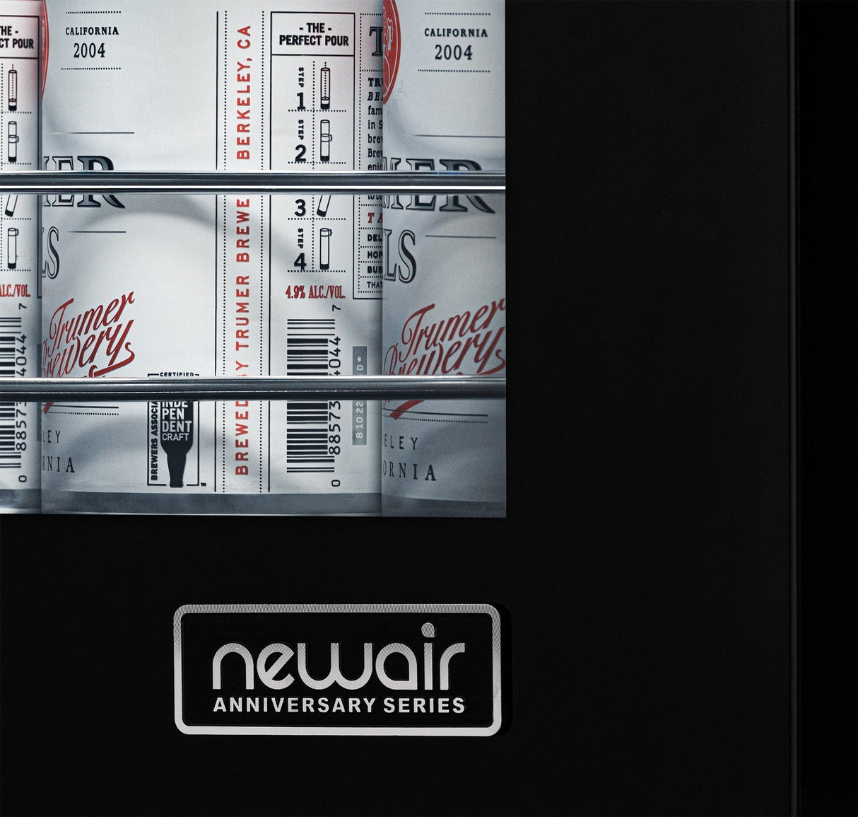 NewAir 100-Can Anniversary Beverage Fridge NBCA20BK00 Beverage Centers NBCA20BK00 Wine Coolers Empire