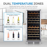 NewAir 116-Bottle Built-In Dual Zone Wine Fridge AWR-1160DB Wine Coolers AWR-1160DB Wine Coolers Empire