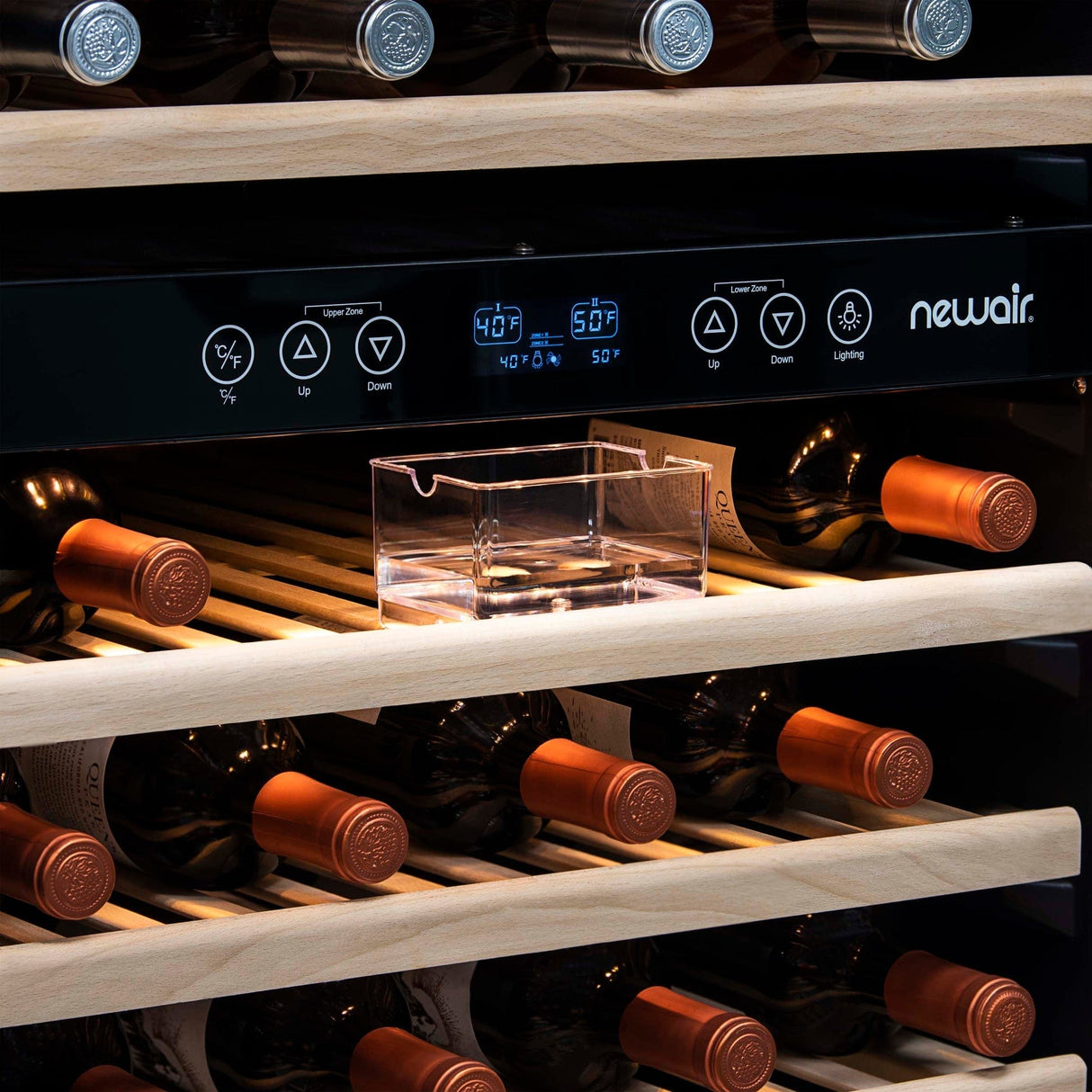 NewAir 116-Bottle Built-In Dual Zone Wine Fridge AWR-1160DB Wine Coolers AWR-1160DB Wine Coolers Empire