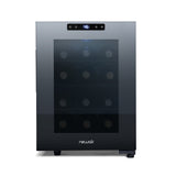 NewAir 12-Bottle Black Freestanding Wine Refrigerator Wine Coolers NWC12TBK00 Wine Coolers Empire