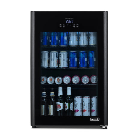 NewAir 125-Can Beer Froster Freestanding Beverage Fridge Beverage Centers NBF125BK00 Wine Coolers Empire