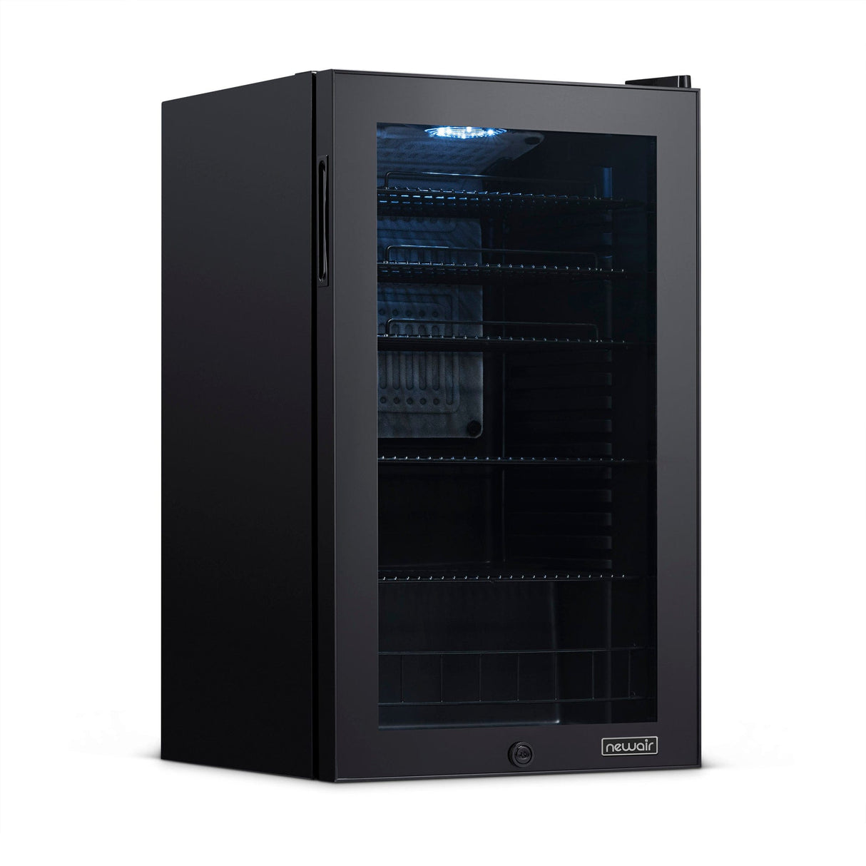 NewAir 126-Can Freestanding Black Beverage Fridge AB-1200B Beverage Centers AB-1200B Wine Coolers Empire