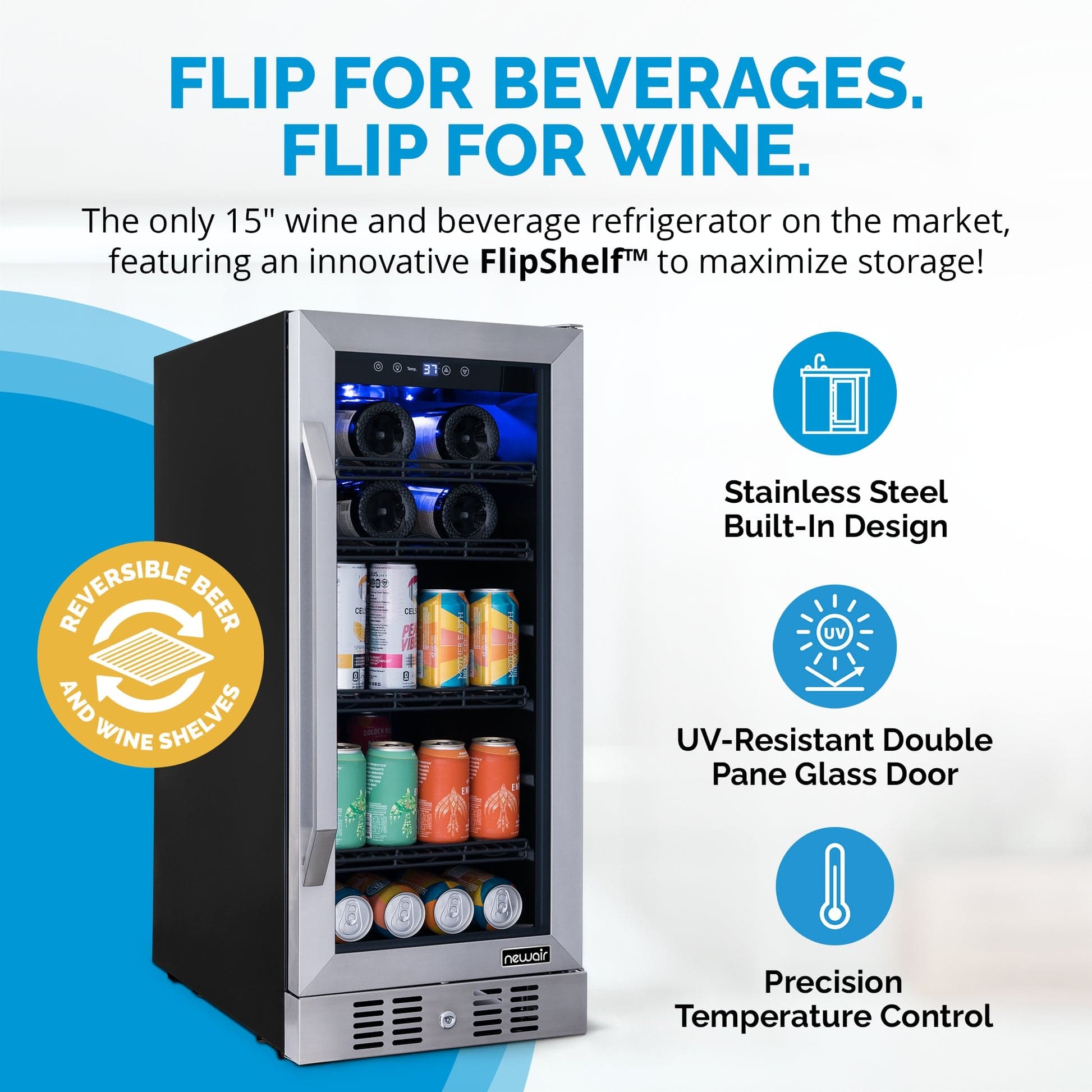 NewAir Beverage Cooler - Thumbnail 4