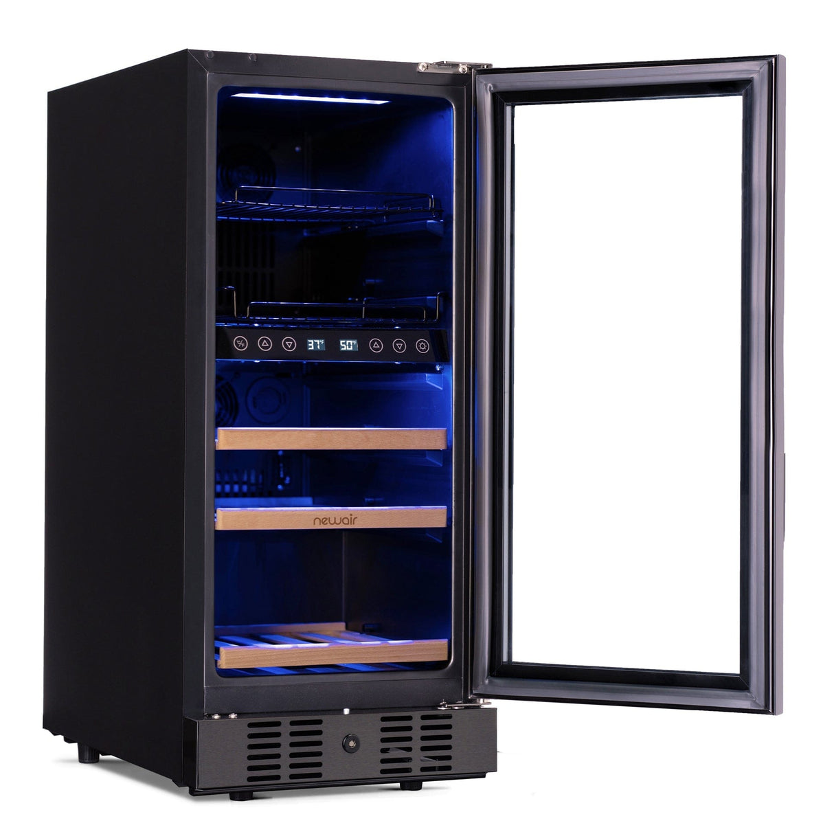 NewAir 15” Built-In Dual Zone Beverage Fridge NWB057BSD0 Beverage Centers NWB057BSD0 Wine Coolers Empire