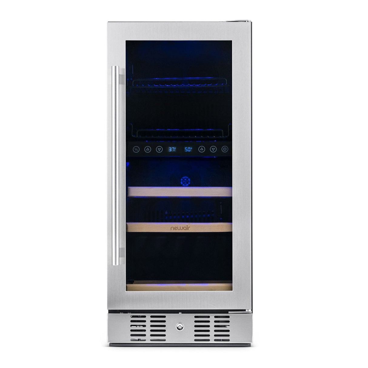 NewAir 15” Built-In Dual Zone Beverage Fridge NWB057SS00 Beverage Centers NWB057SS00 Wine Coolers Empire