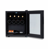 NewAir 16-Bottle Black Freestanding Wine Fridge NWC016BK00 Wine Coolers NWC016BK00 Wine Coolers Empire