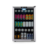 NewAir 160-Can Stainless Steel Beverage Fridge NBC160SS00 Beverage Centers NBC160SS00 Wine Coolers Empire