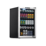 NewAir 160-Can Stainless Steel Beverage Fridge NBC160SS00 Beverage Centers NBC160SS00 Wine Coolers Empire