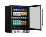 NewAir 177-Can Built-In or Freestanding Beverage Fridge Beverage Centers NBC177SS00 Wine Coolers Empire