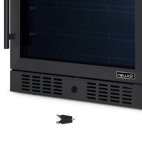 NewAir 177-Can Built-In or Freestanding Black Beverage Fridge Beverage Centers NBC177BS01 Wine Coolers Empire