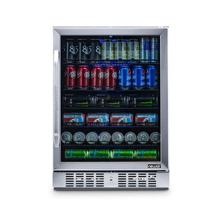 NewAir 177-Can Stainless Steel Beverage Fridge ABR-1770 Beverage Centers ABR-1770 Wine Coolers Empire