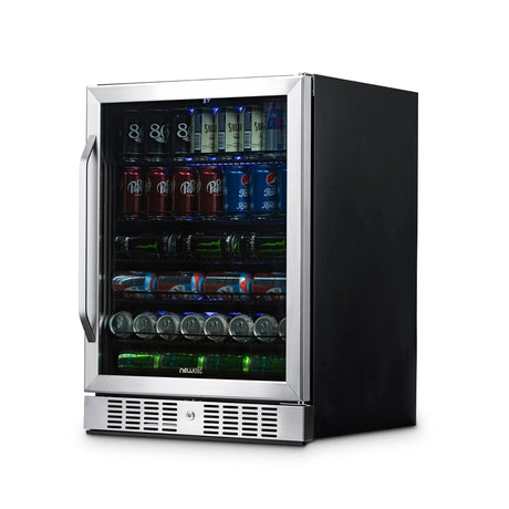 NewAir 177-Can Stainless Steel Beverage Fridge ABR-1770 Beverage Centers ABR-1770 Wine Coolers Empire