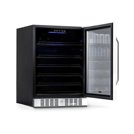 NewAir 177-Can Stainless Steel Beverage Fridge ABR-1770 Beverage Centers ABR-1770 Wine Coolers Empire