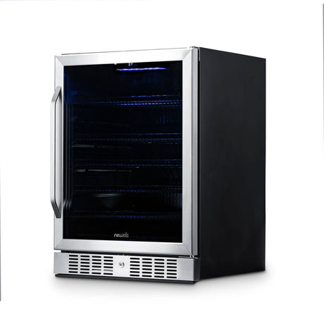 NewAir 177-Can Stainless Steel Beverage Fridge ABR-1770 Beverage Centers ABR-1770 Wine Coolers Empire