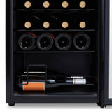 NewAir 24-Bottle Black Freestanding Wine Fridge NWC024BK00 Wine Coolers NWC024BK00 Wine Coolers Empire