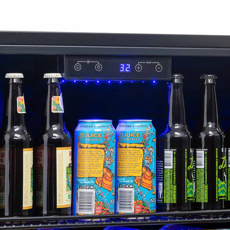 NewAir 24” Built-In 160-Can Outdoor Beverage Fridge NOF160SS00 Beverage Centers NOF160SS00 Wine Coolers Empire