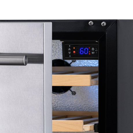 NewAir 24” Built-In 80-Can Dual-Drawer Beverage Fridge Beverage Centers NOF100SS00 Wine Coolers Empire