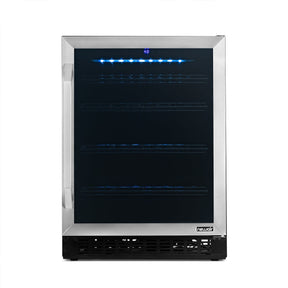NewAir 24” Built-In or Freestanding 179-Can Beverage Fridge Beverage Centers NWB180SS00 Wine Coolers Empire