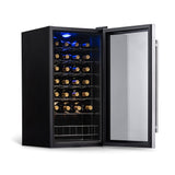 NewAir 27-Bottle Stainless Steel Freestanding Wine Fridge Wine Coolers AWC-270E Wine Coolers Empire