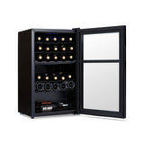 NewAir 33-Bottle Black Freestanding Dual Zone Wine Refrigerator Wine Coolers NWC033BKD0 Wine Coolers Empire