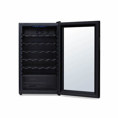 NewAir 34-Bottle Black Freestanding Wine Refrigerator Wine Coolers NWC034BK00 Wine Coolers Empire