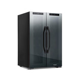 NewAir 39-Can Freestanding Dual Zone Beverage Fridge Beverage Centers NWB051BKD0 Wine Coolers Empire