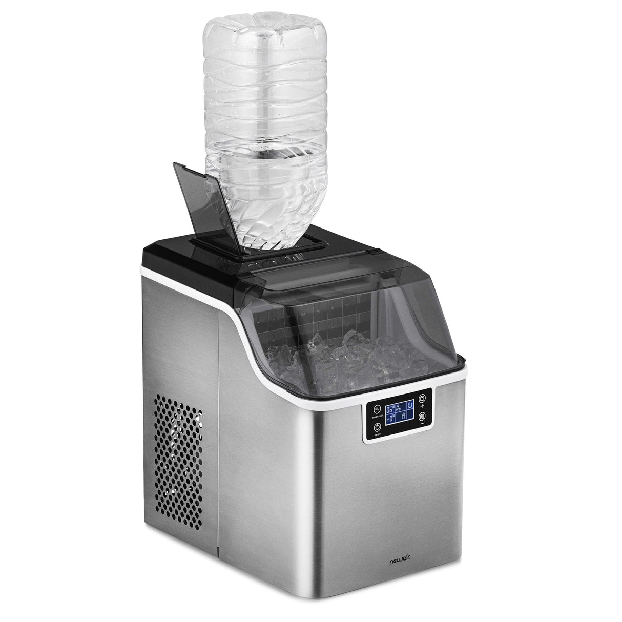 NewAir 45 lb. Countertop Stainless Steel Ice Maker NIM045SS00 Ice Makers NIM045SS00 Wine Coolers Empire