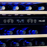 NewAir 46-Bottle Stainless Steel Dual Zone Wine Refrigerator Wine Coolers NWC046SS01 Wine Coolers Empire