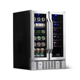 NewAir 58-Can Stainless Steel Beverage Fridge AWB-360DB Beverage Centers AWB-360DB Wine Coolers Empire