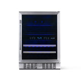 NewAir 70-Can Built-In Dual Zone Beverage Fridge AWB-400DB Beverage Centers AWB-400DB Wine Coolers Empire