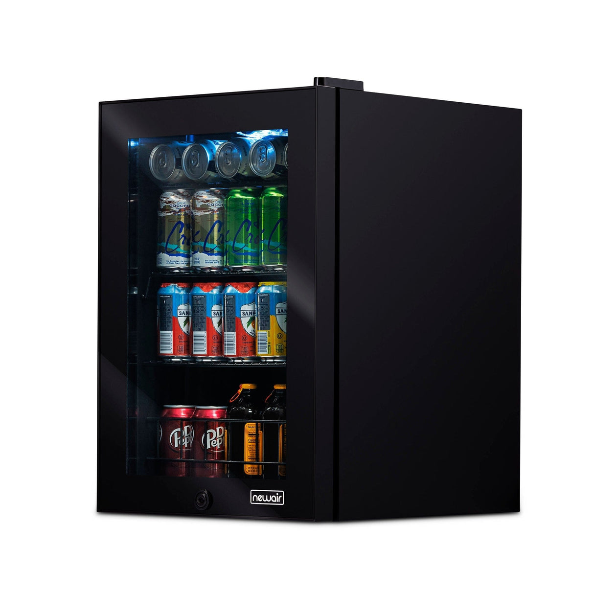 NewAir 90-Can Freestanding Black Beverage Fridge AB-850B Beverage Centers AB-850B Wine Coolers Empire