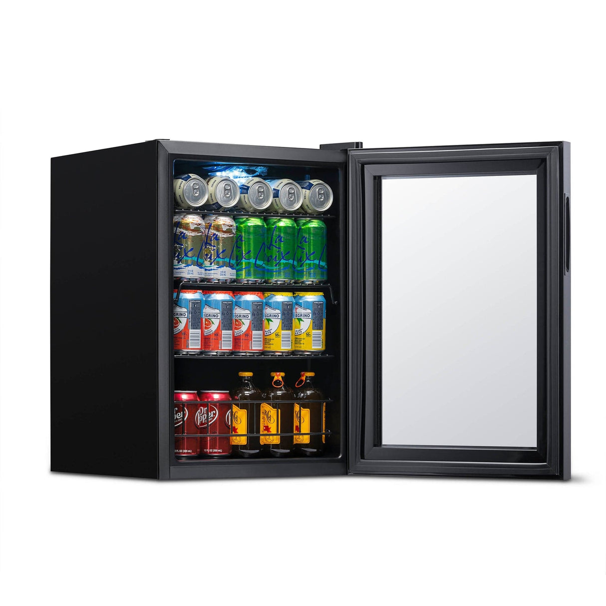 NewAir 90-Can Freestanding Black Beverage Fridge AB-850B Beverage Centers AB-850B Wine Coolers Empire