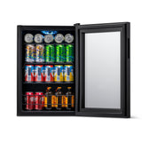 NewAir 90-Can Freestanding Black Beverage Fridge AB-850B Beverage Centers AB-850B Wine Coolers Empire