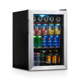 NewAir 90-Can Freestanding Stainless Steel Beverage Fridge Beverage Centers AB-850 Wine Coolers Empire