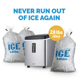 NewAir Countertop Stainless Steel Ice Maker AI-100SS Ice Makers AI-100SS Wine Coolers Empire