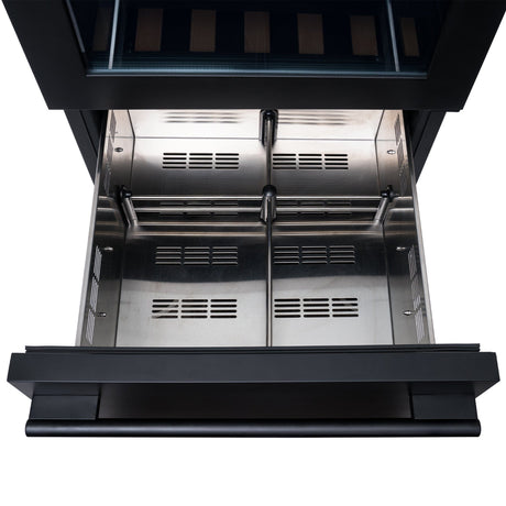 NewAir ESTATE 24" Black Dual Zone Wine Fridge & Beverage Center Wine Coolers SPWB270BSD0 Wine Coolers Empire
