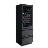 NewAir ESTATE 24" Black Dual Zone Wine Fridge & Beverage Center Wine Coolers SPWB270BSD0 Wine Coolers Empire