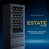 NewAir ESTATE 24" Black Dual Zone Wine Fridge & Beverage Center Wine Coolers SPWB270BSD0 Wine Coolers Empire