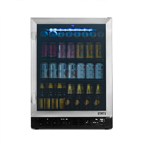 NewAir FlipShelf 24" Wine and Beverage Refrigerator Beverage Centers NWB180SS00-REM Wine Coolers Empire