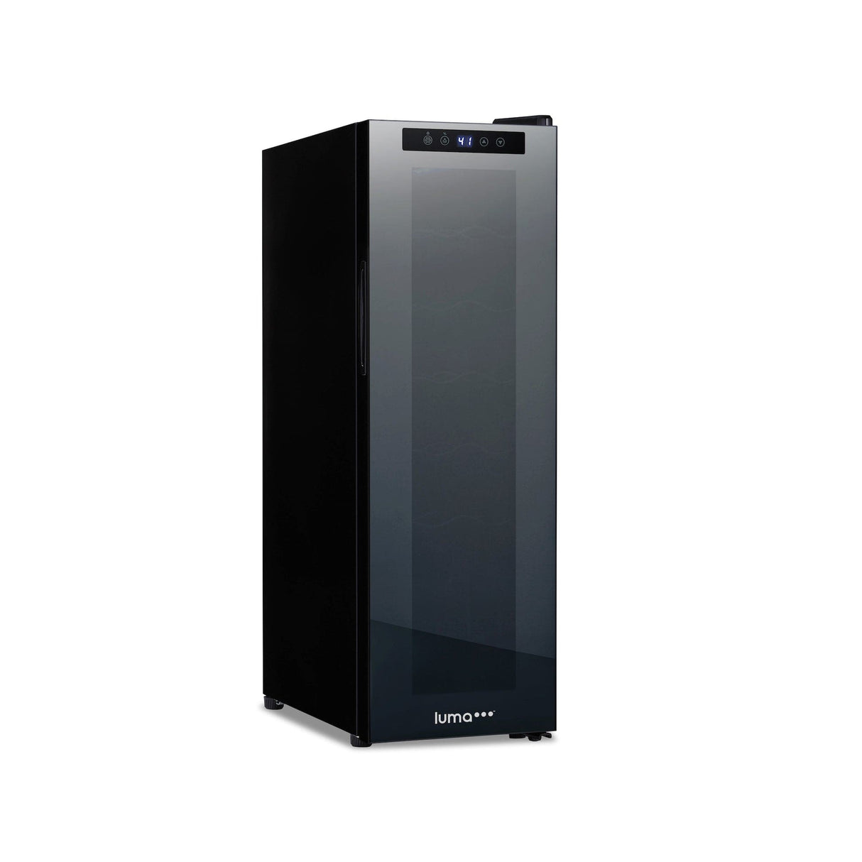 Newair Luma 12-Bottle Freestanding Wine Cooler LWC012BK00 Beverage Centers LWC012BK00 Wine Coolers Empire