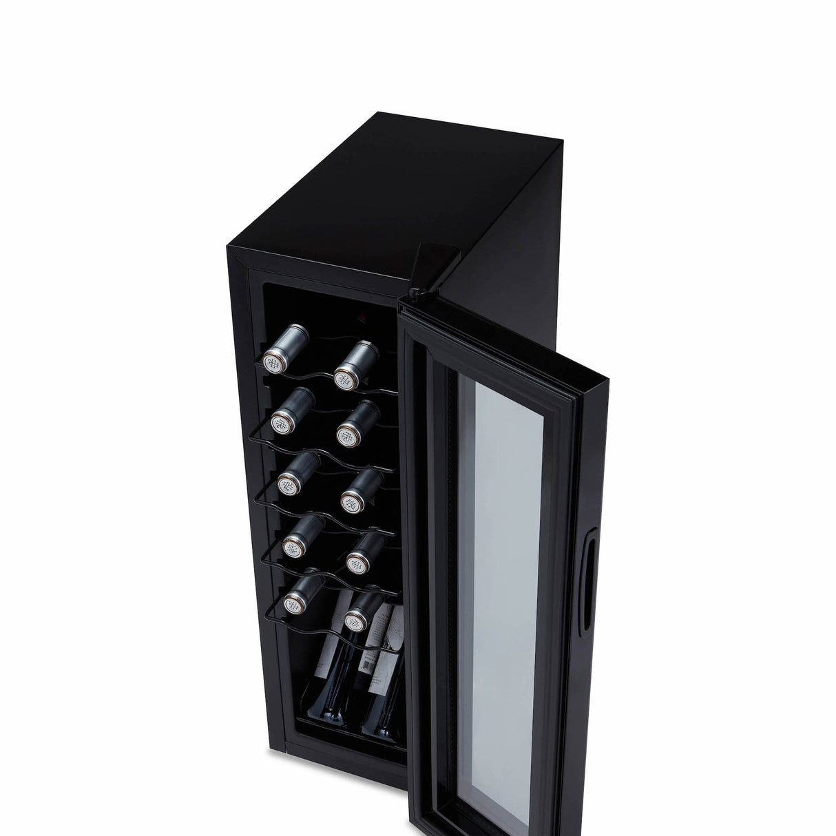 Newair Luma 12-Bottle Freestanding Wine Cooler LWC012BK00 Beverage Centers LWC012BK00 Wine Coolers Empire