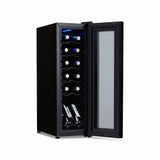 Newair Luma 12-Bottle Freestanding Wine Cooler LWC012BK00 Beverage Centers LWC012BK00 Wine Coolers Empire