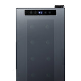 Newair Luma 12-Bottle Freestanding Wine Cooler LWC012BK00 Beverage Centers LWC012BK00 Wine Coolers Empire