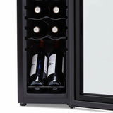 Newair Luma 12-Bottle Freestanding Wine Cooler LWC012BK00 Beverage Centers LWC012BK00 Wine Coolers Empire