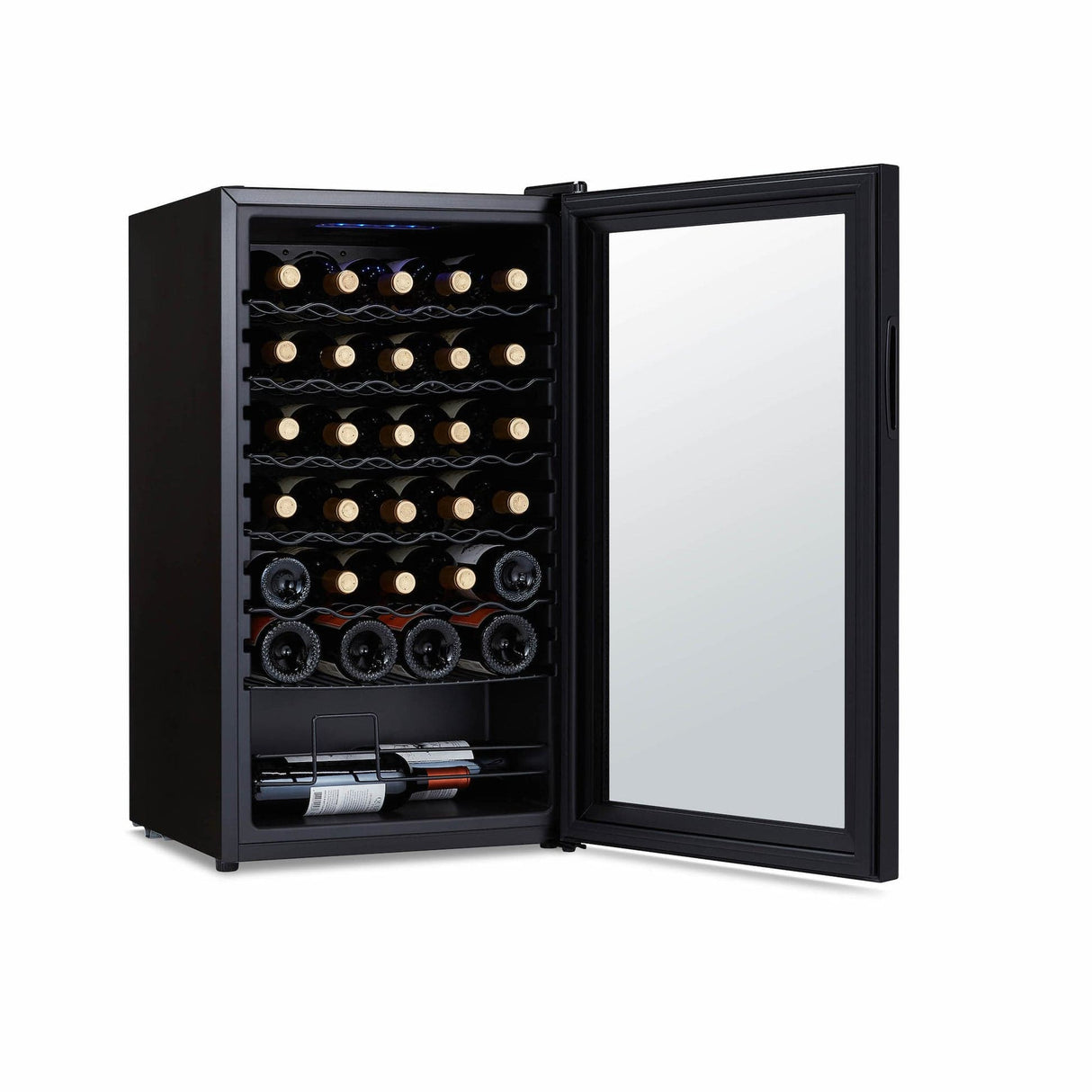 Newair Luma 34-Bottle Freestanding Wine Cooler LWC034BK00 Wine Coolers LWC034BK00 Wine Coolers Empire